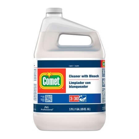 Procter & Gamble Comet Cleaner with Bleach, Gallon Bottle, 3 Bottles - 02291 PGC 02291
